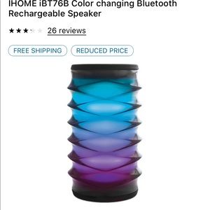 Ihome Bluetooth speaker